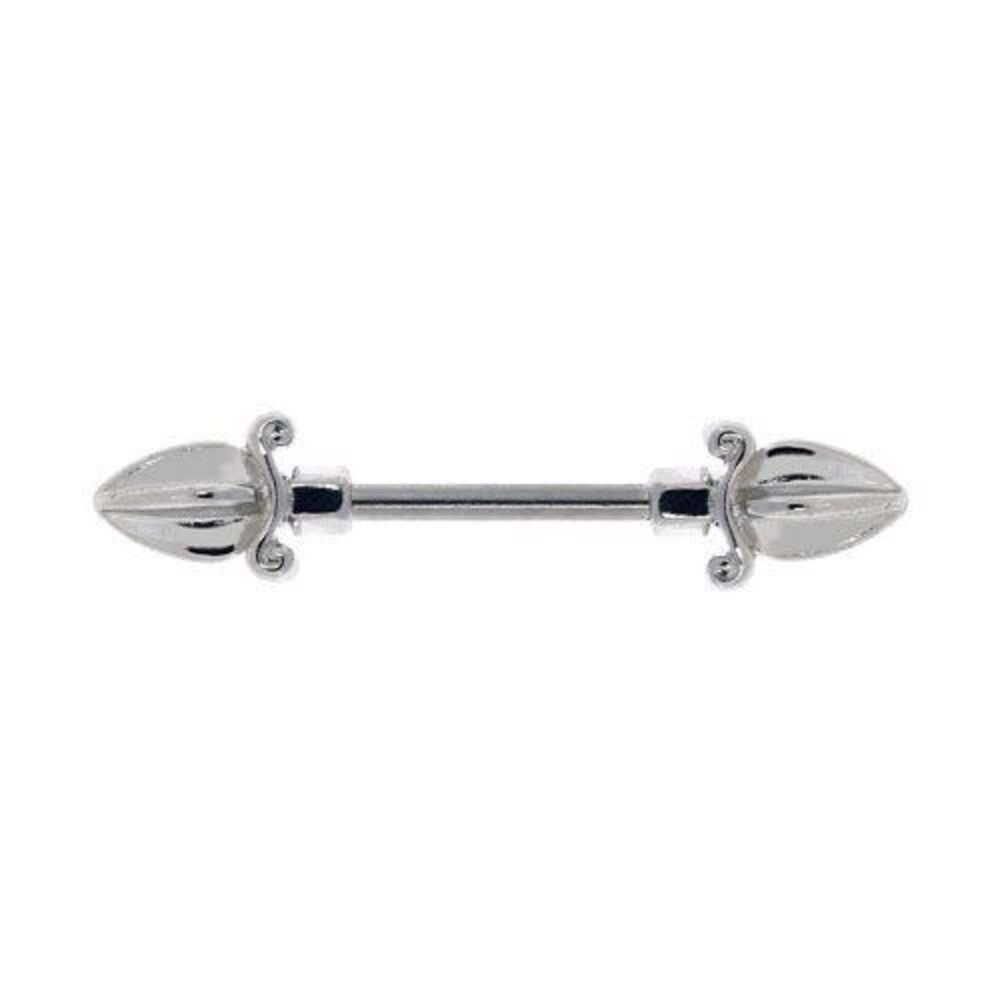 Spear Tip Nipple Barbell 14G 1/2” Surgical Steel Body Piercing Jewelry
